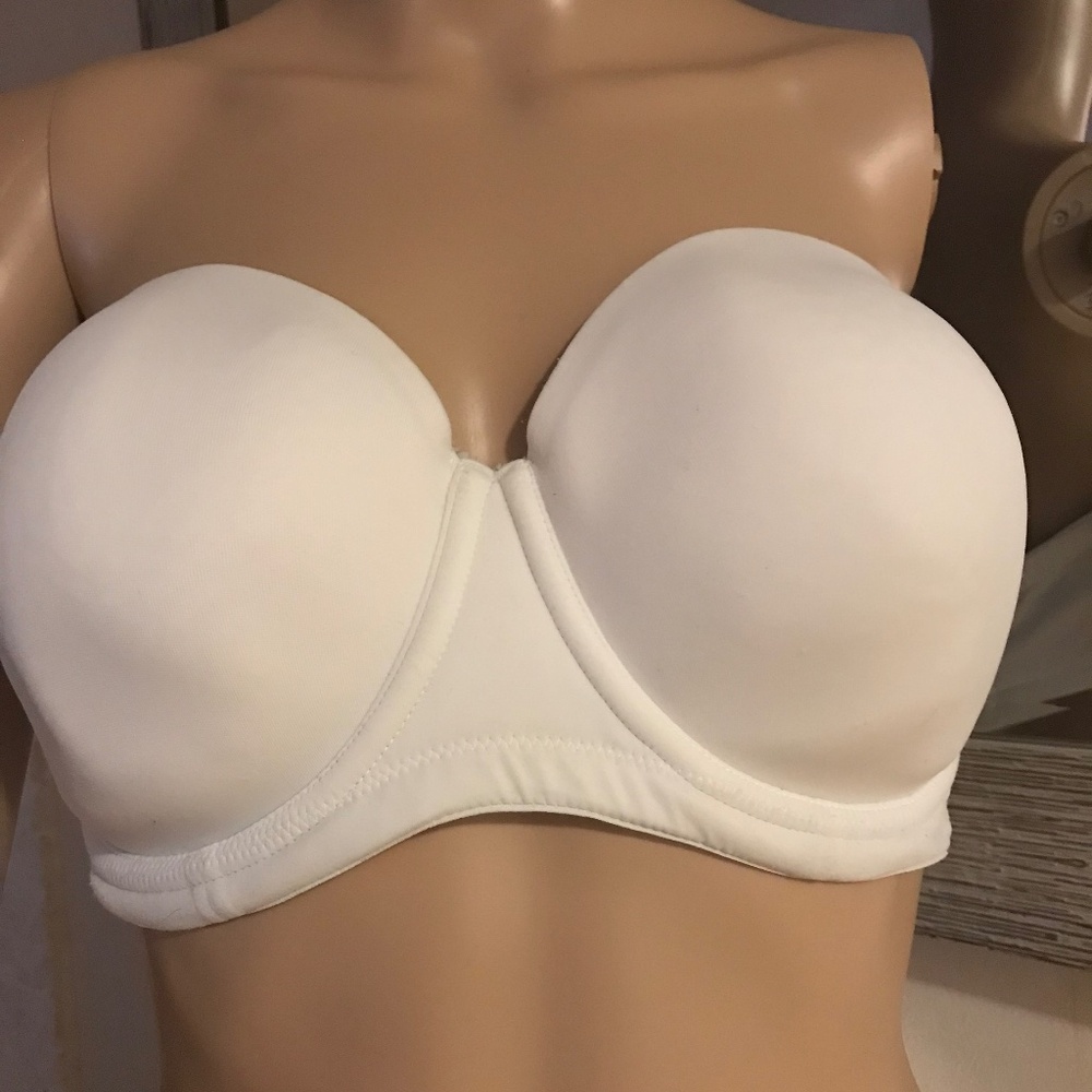 Cacique Bra; Strapless, Light Padding, Underwire,… - image 1